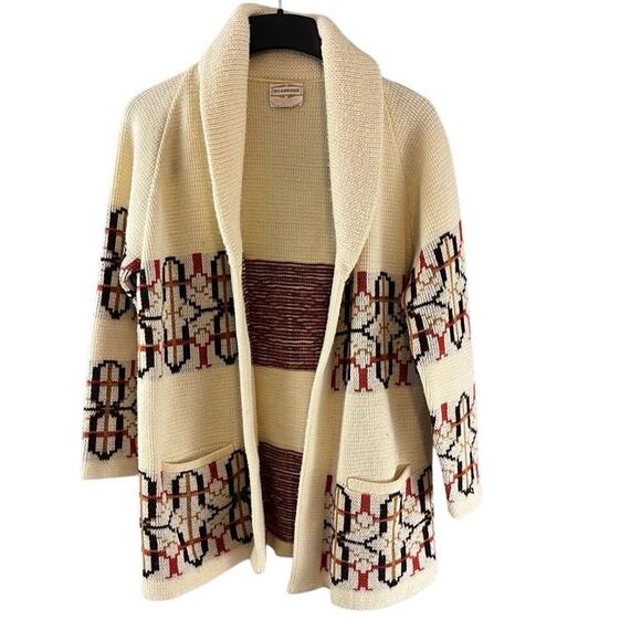 Vintage Sturbridge Open Front Cardigan Sweater 70s  Medium Large - Picture 1 of 5
